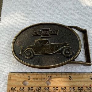 RJR Chevrolet Bronze Belt Buckle